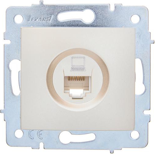 Изображение товара Розетка Lezard Asti 7081-3088-139 (жемчужно-белый перламутр)