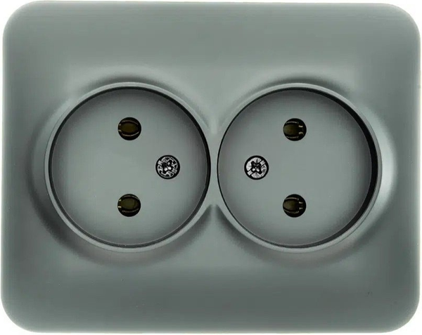 Изображение товара Розетка Lezard Asti 7081-3500-128B (платина)