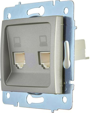 Изображение товара Розетка Lezard Asti 7081-3588-141 (платина)