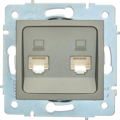 Изображение товара Розетка Lezard Asti 7081-3588-141 (платина)