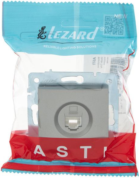 Изображение товара Розетка Lezard Asti 7081-3588-139 (платина)