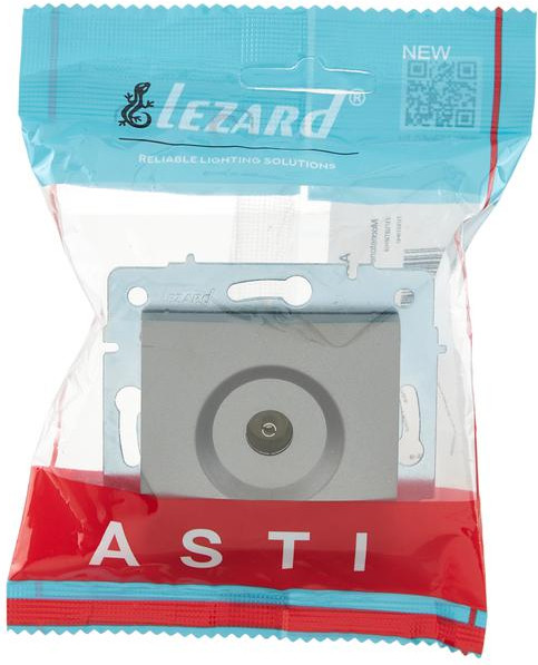 Изображение товара Розетка Lezard Asti 7081-3588-130 (платина)