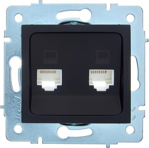 Изображение товара Розетка Lezard Asti 7081-4288-141 (черный бархат)