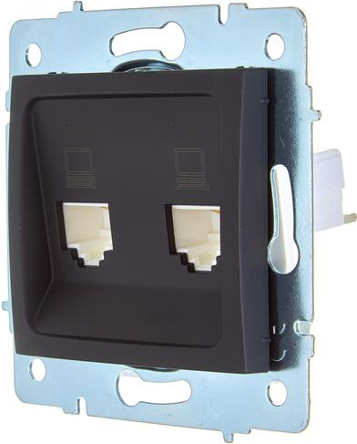 Изображение товара Розетка Lezard Asti 7081-4288-141 (черный бархат)