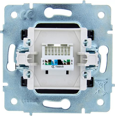 Изображение товара Розетка Lezard Asti 7081-4288-140 (черный бархат)