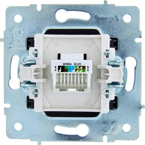 Изображение товара Розетка Lezard Asti 7081-4288-139 (черный бархат)