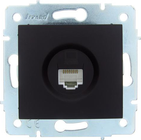 Изображение товара Розетка Lezard Asti 7081-4288-139 (черный бархат)