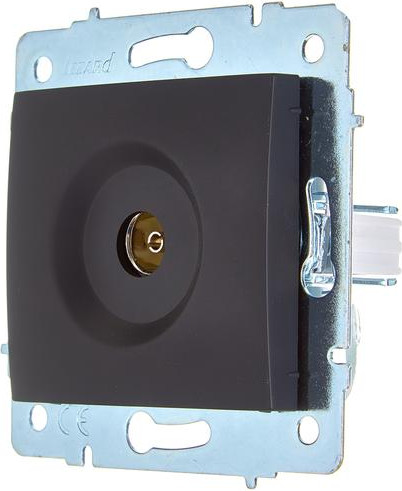 Изображение товара Розетка Lezard Asti 7081-4288-130 (черный бархат)