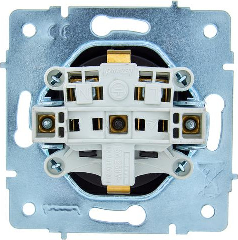 Изображение товара Розетка Lezard Asti 7081-4288-124B (черный бархат)