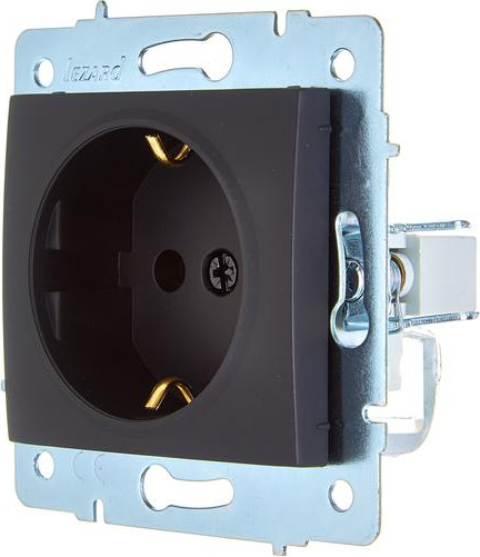 Изображение товара Розетка Lezard Asti 7081-4288-122B (черный бархат)