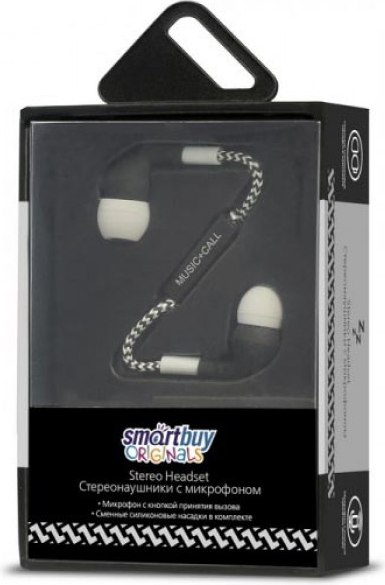 Изображение товара Наушники-гарнитура SmartBuy Z / SBH-700 (черный/серый)