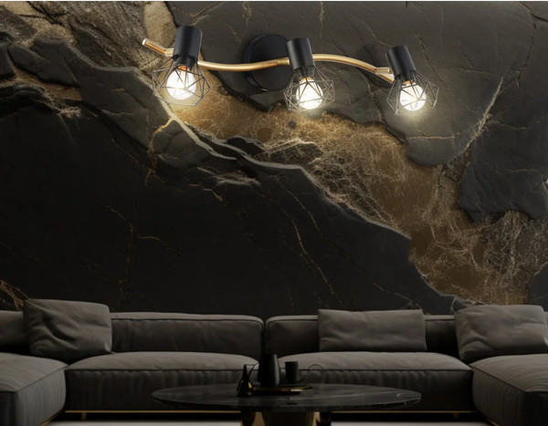 Изображение товара Спот Ambrella TR8657/3 BK/GD (черный/золото)