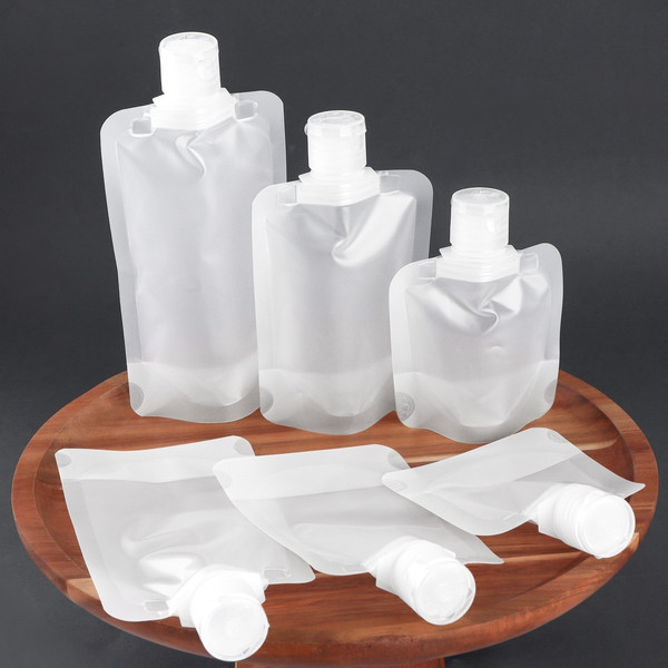 Изображение товара Набор флаконов для косметики Onlytop 10582142 (6шт, прозрачный/белый)