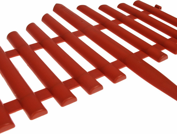 Изображение товара Изгородь декоративная GREENGO 30x300см 5 секций (терракотовый)