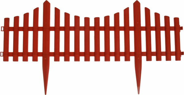 Изображение товара Изгородь декоративная GREENGO 30x300см 5 секций (терракотовый)