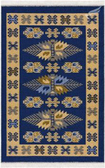 Изображение товара Коврик Shahintex Etno Icarpet 120x180 001 / 455412 (сапфир)