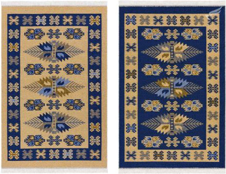 Изображение товара Коврик Shahintex Etno Icarpet 120x180 001 / 455412 (сапфир)