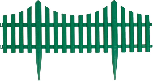 Изображение товара Изгородь декоративная GREENGO 30x300см 5 секций (зеленый)