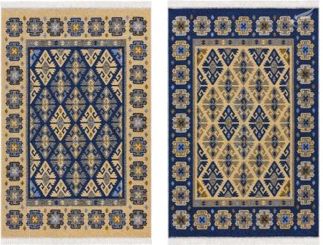 Изображение товара Коврик Shahintex Etno Icarpet 120x180 002 / 455498 (сапфир)