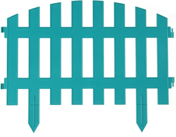 Изображение товара Изгородь декоративная GREENGO Renessans 35x210см 5 секций (бирюзовый)