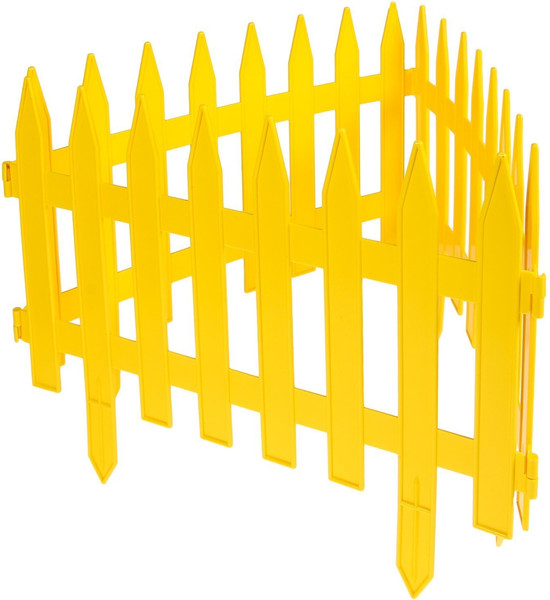 Изображение товара Изгородь декоративная GREENGO Gotika 35x210см 5 секций (желтый)