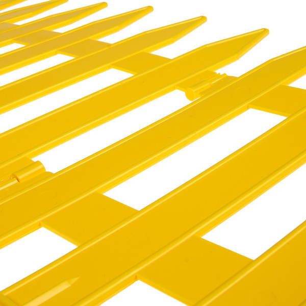 Изображение товара Изгородь декоративная GREENGO Gotika 35x210см 5 секций (желтый)