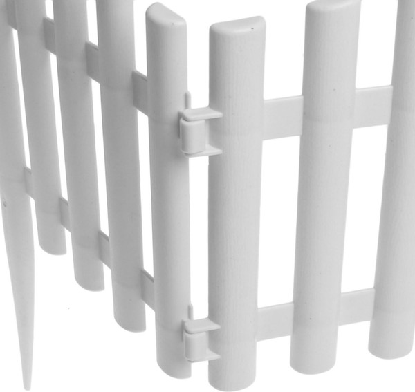 Изображение товара Изгородь декоративная GREENGO 30x300см 5 секций (белый)