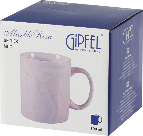 Изображение товара Кружка Gipfel Marble Rosa 52690 (розовый)