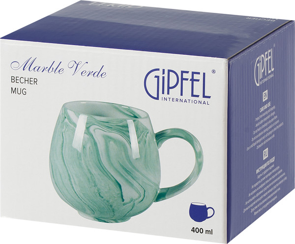 Изображение товара Кружка Gipfel Marble Verde 52696 (зеленый)