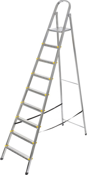 Изображение товара Лестница-стремянка Comfort Alumin Group Кайлас 9 ступеней / 005913 (сталь)