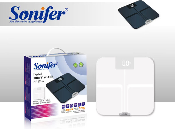 Изображение товара Напольные весы электронные Sonifer SF-1925 (белый)