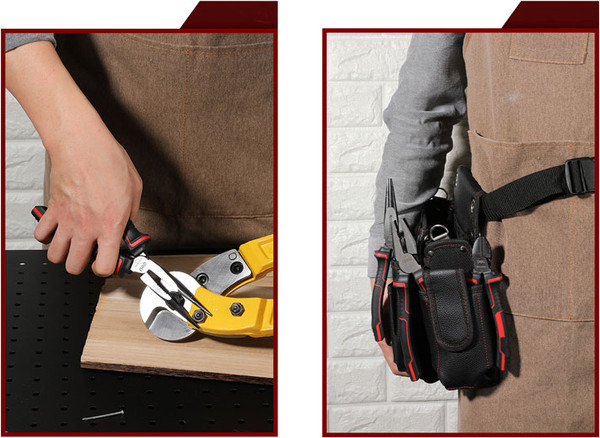 Изображение товара Длинногубцы Deli DL100208G (красный/черный)