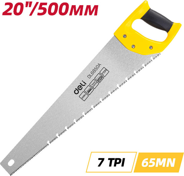 Изображение товара Ножовка Deli EDL6850A (желтый/черный)