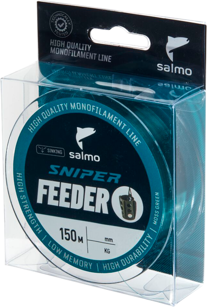 Изображение товара Леска монофильная Salmo Sniper Feeder Moss Green 150/020 / 4020-020