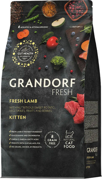 Изображение товара Сухой корм для кошек Grandorf Kitten Fresh Lamb&Sweet Potato (2кг)