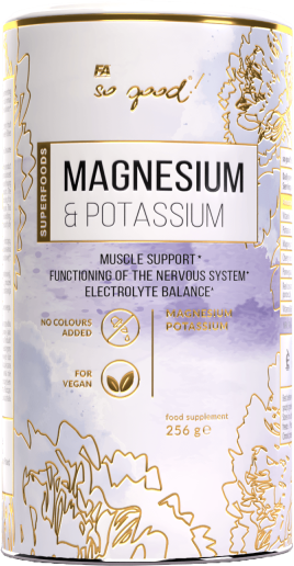 Изображение товара Комплексная пищевая добавка Fitness Authority Nutrition Magnesium & Potassium (256гр)