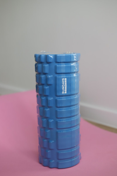 Изображение товара Набор для фитнеса Sundays Fitness Валик IR97435B + Коврик IR97506 (голубой, серый)