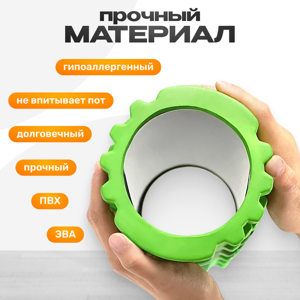 Изображение товара Набор для фитнеса Sundays Fitness Валик IR97435B + Коврик IR97506 (зеленый, серый)