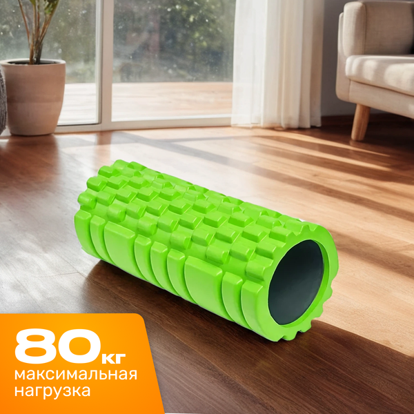 Изображение товара Набор для фитнеса Sundays Fitness Валик IR97435B + Коврик IR97506 (зеленый, серый)