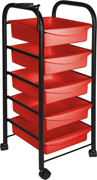 Изображение товара Тележка парикмахерская Элеганс М-01 (красный)