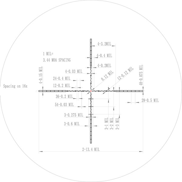Изображение товара Оптический прицел Veber Пневматика III 4-16x50 SF IR / 32144