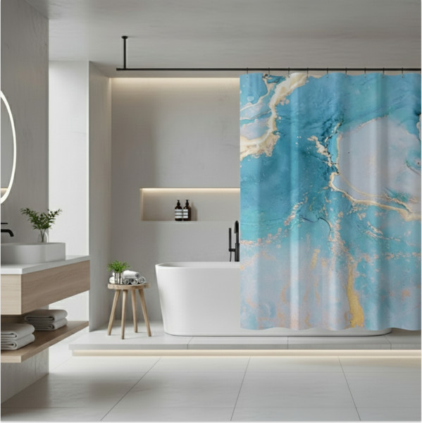 Изображение товара Шторка-занавеска для ванны Saniteco LSDLS003 / 640800299A