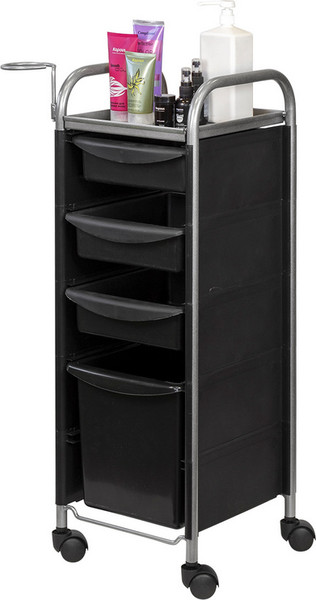 Изображение товара Тележка парикмахерская Элеганс М-02 box (черный)