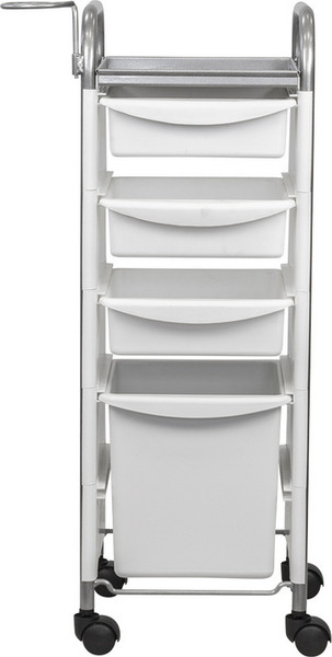 Изображение товара Тележка парикмахерская Элеганс М-02 box (белый)