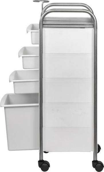 Изображение товара Тележка парикмахерская Элеганс М-02 box (белый)