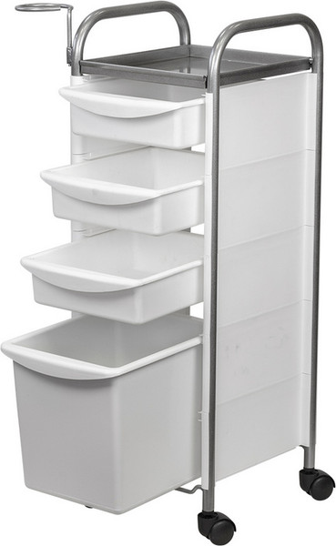 Изображение товара Тележка парикмахерская Элеганс М-02 box (белый)