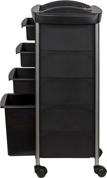 Изображение товара Тележка парикмахерская Элеганс М-03 box (черный)