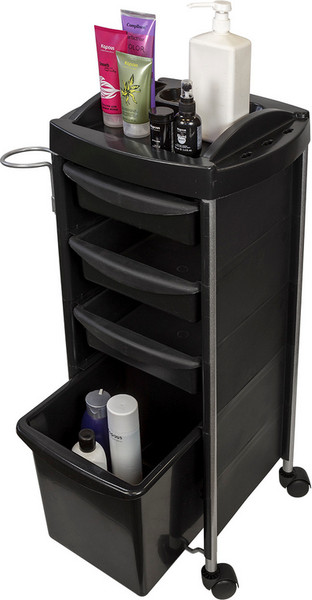 Изображение товара Тележка парикмахерская Элеганс М-03 box (черный)
