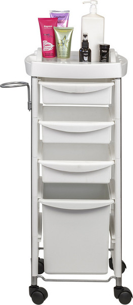 Изображение товара Тележка парикмахерская Элеганс М-03 box (белый)