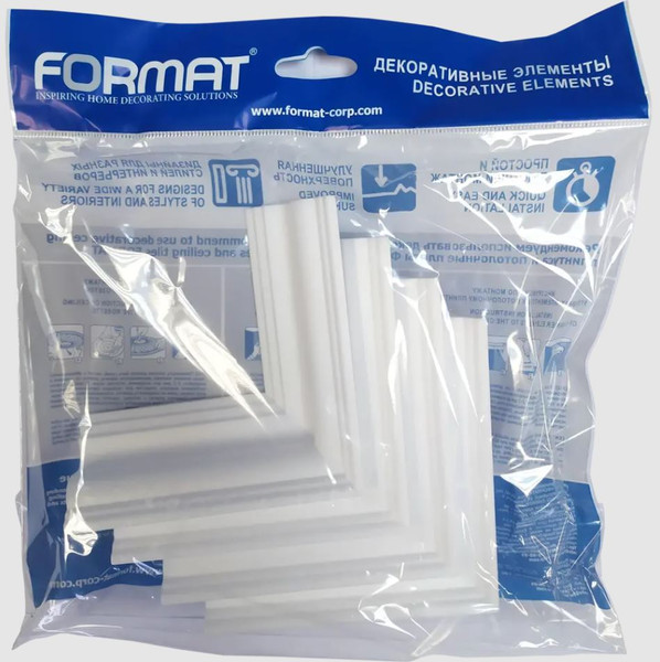 Изображение товара Уголок для потолочного плинтуса FORMAT 4Е (4шт)